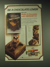 1989 Hershey&#39;s Chocolate Ad - Be a chocolate lover - £14.45 GBP