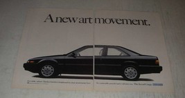 1989 Honda Accord Coupe Ad - A new art movement - £14.44 GBP