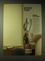 1989 Hunter Douglas Fabrette Window Fashions Ad - £14.78 GBP