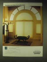 1989 Hunter Douglas Duette Window Fashions Ad - The Golden Gate Bridge  - £14.78 GBP