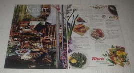 1989 Knorr Soup Mix Ad - Vegetable Cheese Tart - £14.78 GBP