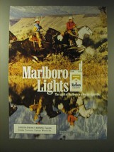 1989 Marlboro Lights Cigarettes Ad - Marlboro Lights The spirit of Marlboro - £14.50 GBP