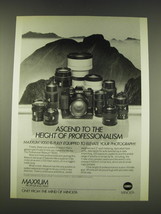 1989 Minolta Maxxum 9000 Camera System Ad - Ascend to the Height  - $18.49