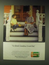 1989 Minute Maid Reduced Acid Frozen Concentrated Orange Juice Ad - Go ahead - £14.78 GBP
