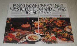 1989 Norwegian Cruise Line Ad - Every day, we give you nine ways to put it on - £14.62 GBP