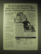 1989 NRI Schools Ad - If you&#39;ve got the drive to start your own business - £14.72 GBP