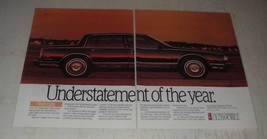 1989 Oldsmobile Ninety-Eight Regency Car Ad - Understatement of the year - £14.57 GBP