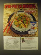 1989 Swanson Chicken Broth and Premium Chunk White Chicken Ad - $18.49