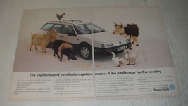 1989 Volkswagen Passat Estate Car Ad - The sophisticated ventilation system  - £13.82 GBP