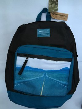 MakerWear Black/Aqua Backpack - $21.25