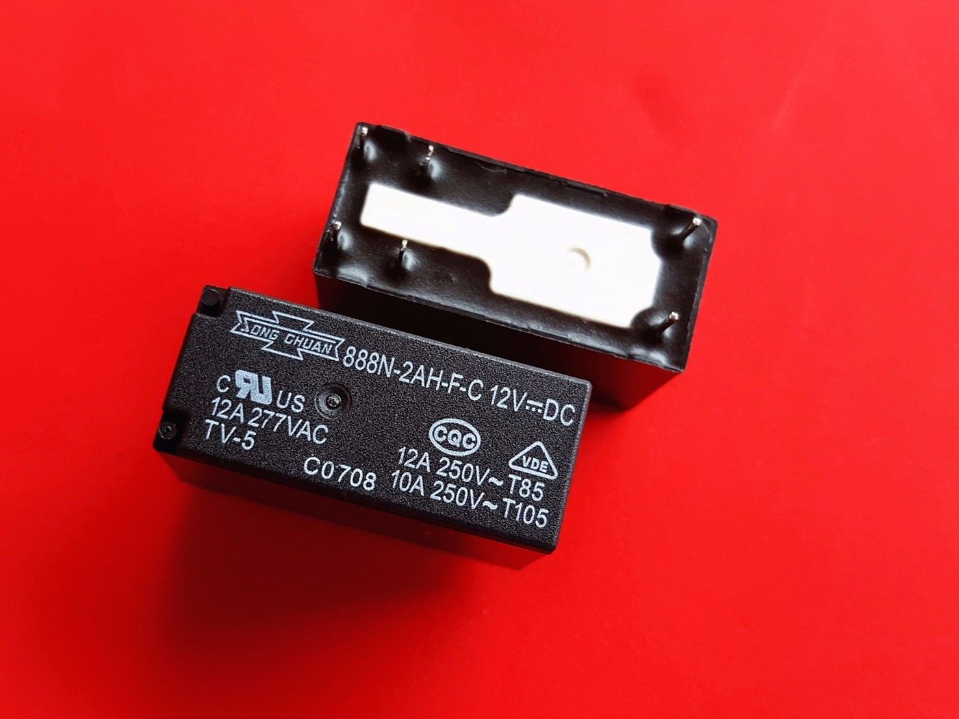 888N-2AH-F-C, 12VDC Relay, SONG CHUAN Brand New!!