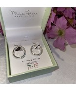 Mia Fiore Sterling Silver  Mini Hoop Earrings NEW IN BOX - £51.25 GBP