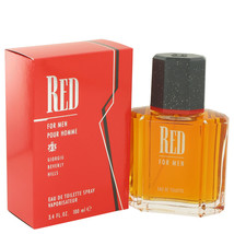 RED by Giorgio Beverly Hills Eau De Toilette Spray 3.4 oz - £20.42 GBP