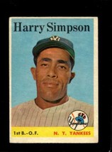 1958 Topps #299 Harry Simpson Vg+ Yankees *NY9227 - £3.87 GBP