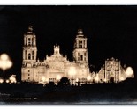 RPPC Catedral Metropolitana De La Ciudad México Messico Città Unp Cartol... - $6.10