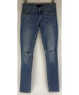 Levis 524 Too Superlow Jeans Women's Size 0M Light Wash Stretch - Worn T... - $34.64