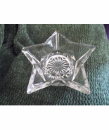 Star Shaped Clear Glass Candle Holder  for Votive or Tea Light-Vintage - €8,48 EUR