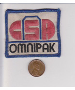 Vtg CSA Omnipak Patch-Cycling-White Red Blue-Embroidered-Bike Road Race ... - £11.02 GBP