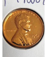1961 Proof Lincoln Penny - £35.85 GBP