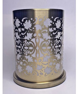 PartyLite Enchanted Golden Leaves Votive Hurrican Retired New In Box P26... - £18.04 GBP