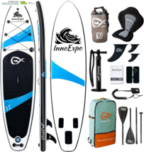 Paddle Boards with Premium Accessories, Wide Stable SUP Paddle Board Des... - $391.28