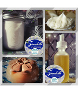 LOVE POTION GIFT SET- Organic Skin Care Body Creme, Artisan Soap &amp; Bath ... - £45.53 GBP