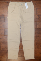 Lacoste HH4701 $125 Men&#39;s Krema Cotton/Linen Casual Pants W36 EU 46 - $54.44