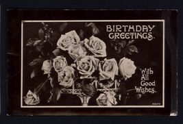 RPPC * BIRTHDAY GREETINGS With all good wishes - Davidson Bros not mailed - $4.95