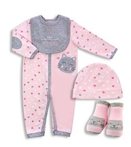 4-PIECE Baby Coverall Set - Just Like Mommy (0-3) - $14.99