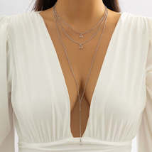 Crystal &amp; Silver-Plated Pendant Necklace Set - £11.18 GBP