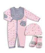 4-PIECE BABY COVERALL SET - JUST LIKE MOMMY (6-9) - £11.94 GBP