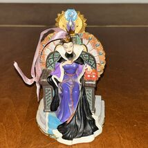 Disney Ornament Sketchbook 2010 Evil Queen On Throne Snow White Seven Dw... - $39.55