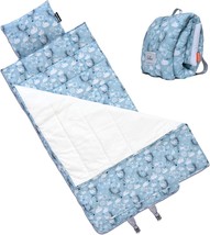 Urban Infant Bulkie Toddler Nap Mat Blue Bunnies - Folds Backpack New NWT - $492.10 MXN