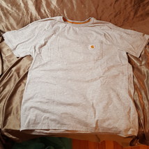 Carhartt Force T-Shirt Gray Tee Men&#39;s Large - £9.57 GBP