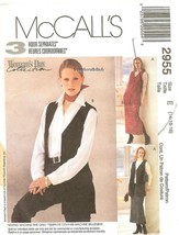 McCall&#39;s 2955 Woman&#39;s Day Collection 3 Hour Vest Skirt Pants 14-16-18 UN... - $10.47