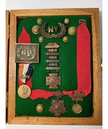SPANAM, 65th REGIMENTAL INFANTRY, NEW YORK NATIONAL GUARD, NAMED, GROUPING - $10,029.00 MXN
