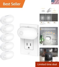 Compact 6-Pack Dimmable LED Night Light with Motion Detection – Ideal fo... - $42.00