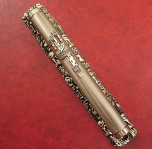 Copper / Pewter mezuzah w/ amazing Jerusalem background needs 12cm mezuz... - £23.58 GBP