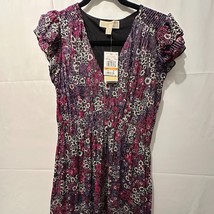 Michael Kors Pleated Floral Dress - Size S - NWT - $27.12
