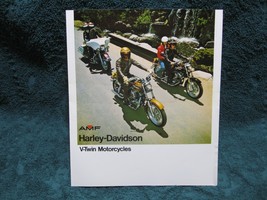 Harley Davidson V-Twin Motorcycles Brochure-FX1200/FXE1200/FLH1200/XL &amp; XLCH1000 - £10.18 GBP