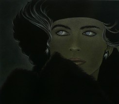  Lady in hat (Darya) - RIO PHIOR (Mirage Editions 1986)- Framed print - 14 x 11 - $32.50