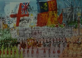 The Coronation of King George VI 1937 - Raoul Dufy - Framed Picture 11&quot;x14&quot; - £25.94 GBP