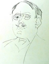 Portrait of Eugene Monfort - Raoul Dufy - Framed Picture 11&quot;x14&quot; - £26.20 GBP