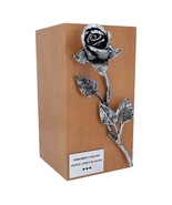 Unique Artistic Cremation Urn Rose- Funeral Urn for Adult Ashes Urn Pers... - $243.53 CAD