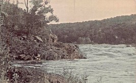 Wisconsin Minnesota Border~The Dells At Saint Croix River RAPIDS~1900s Postcard - £5.78 GBP