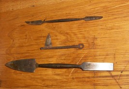 Old Fleam Crude Bleeder Flue Spur Metal Shank Blade Hardware Tool Knife Doctor - £128.76 GBP
