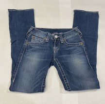 True Religion Women&#39;s Jeans 25 x 33.5 Gold Stitching USA - £22.12 GBP