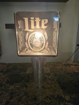 Vintage 80&#39;s Miller Lite Beer Bar Light Wall Sconce Coach Lamp Man Cave ... - £26.19 GBP