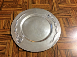 HOLLAND Daniel Boone DLB Pewter 9&quot; Lunch Plate #C96 Water Symbol  - £10.25 GBP