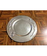 HOLLAND Daniel Boone DLB Pewter 9&quot; Lunch Plate #C96 Water Symbol  - $17.62 CAD